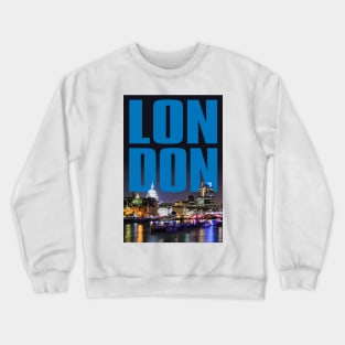 London at Night Crewneck Sweatshirt